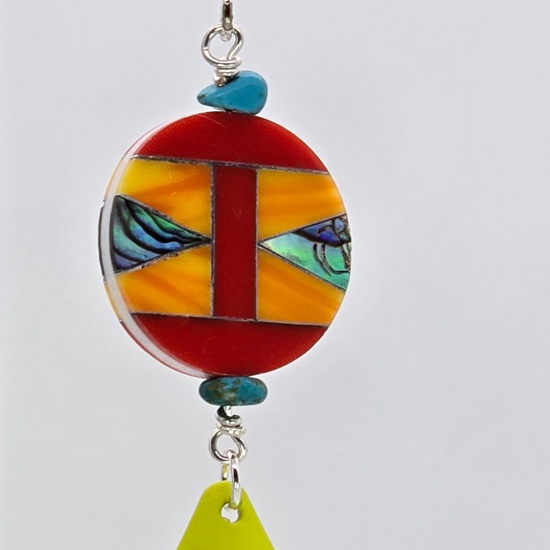 Sunset Drip Hoops Thumbnail 1