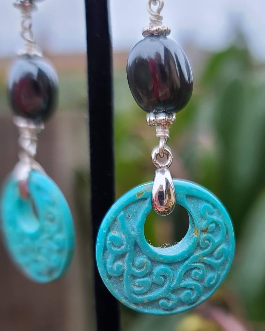 Antique Etched Turquoise Thumbnail 1