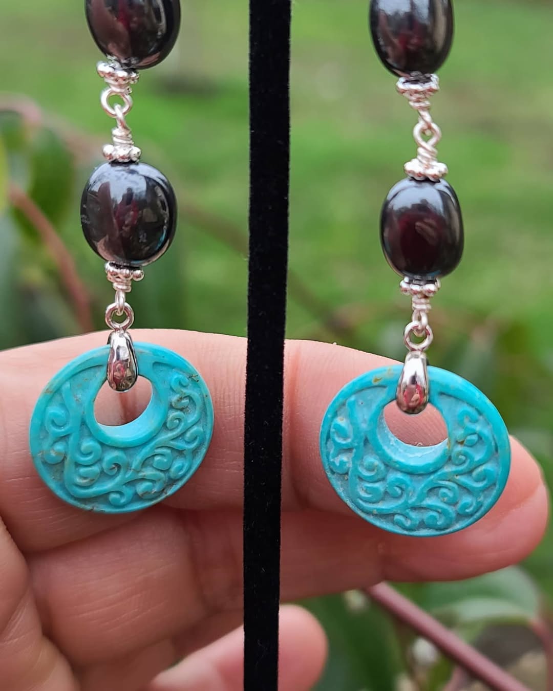 Antique Etched Turquoise Thumbnail 2